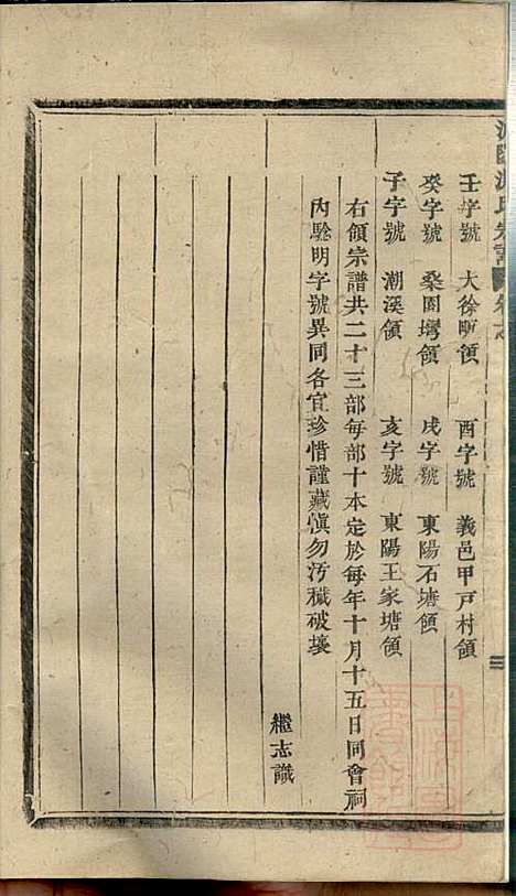 浦阳海塘洪氏宗谱_洪继业_9册_浦阳洪氏_清同治4年(1865_浦阳海塘洪氏家谱_三