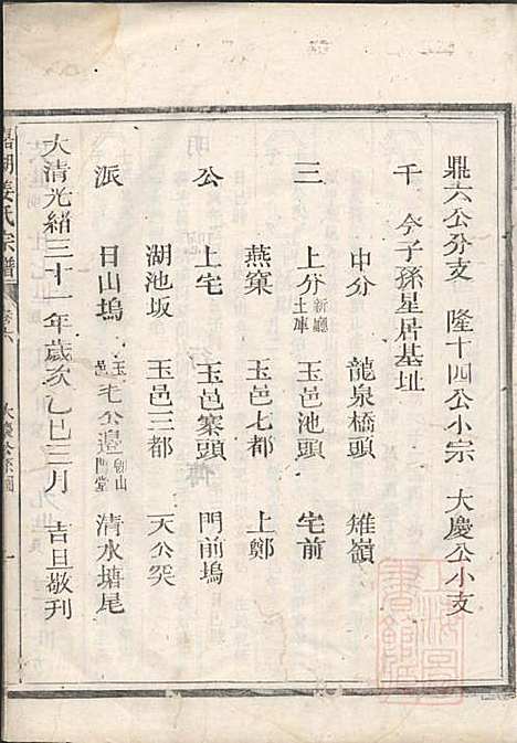 嘉湖姜氏宗谱_姜祖风_40册_江山姜氏_清光绪31年(1905_嘉湖姜氏家谱_七