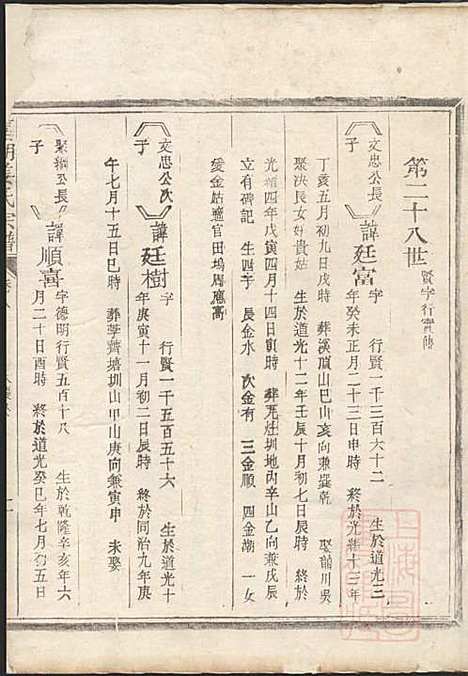 嘉湖姜氏宗谱_姜祖风_40册_江山姜氏_清光绪31年(1905_嘉湖姜氏家谱_八