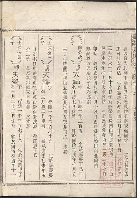 嘉湖姜氏宗谱_姜祖风_40册_江山姜氏_清光绪31年(1905_嘉湖姜氏家谱_十四