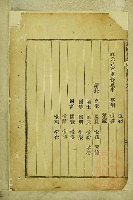 东阳俞氏宗谱_俞嘉徵_10册_东阳俞氏_清道光29年(1849_东阳俞氏家谱_一