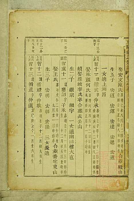 东阳俞氏宗谱_俞嘉徵_10册_东阳俞氏_清道光29年(1849_东阳俞氏家谱_五