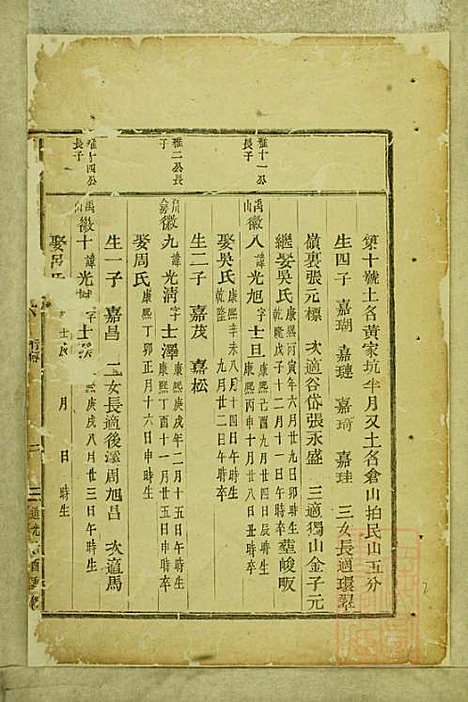 东阳俞氏宗谱_俞嘉徵_10册_东阳俞氏_清道光29年(1849_东阳俞氏家谱_六