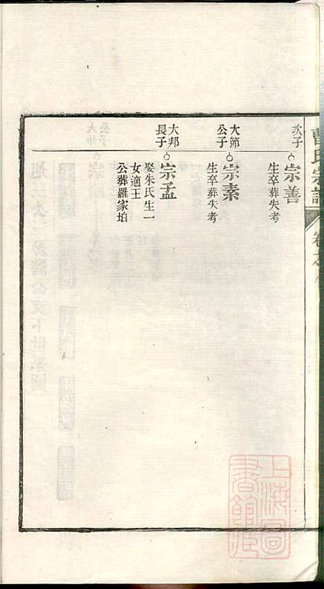 曹氏宗谱_曹樑材_10册_清光绪23年(1897_曹氏家谱_八