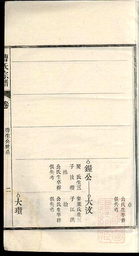 曹氏宗谱_曹樑材_10册_清光绪23年(1897_曹氏家谱_九