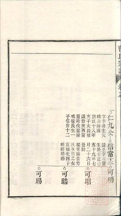 曹氏宗谱_曹樑材_10册_清光绪23年(1897_曹氏家谱_十