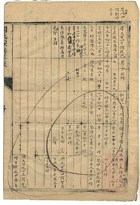 胡氏族谱草底_14册_汤溪胡氏_清_胡氏家谱草底_十三