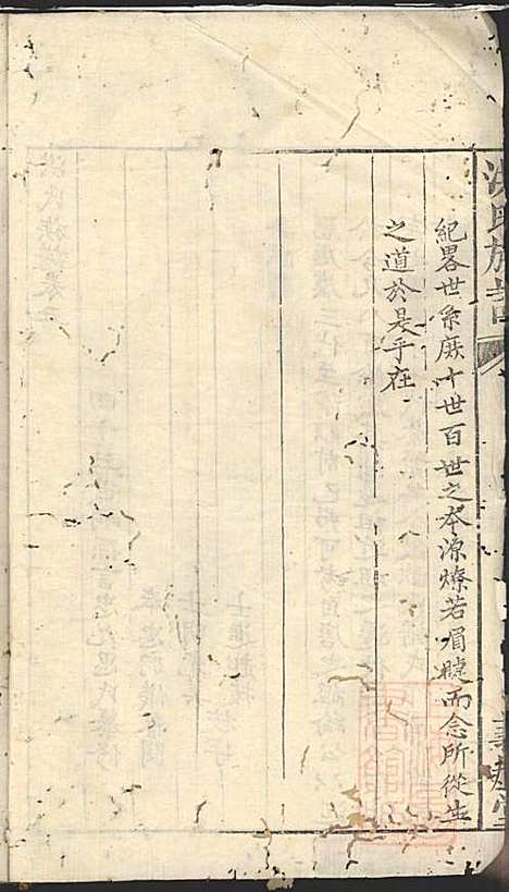 洪氏族谱_洪言忠_6册_义居堂_清嘉庆12年(1807_洪氏家谱_四