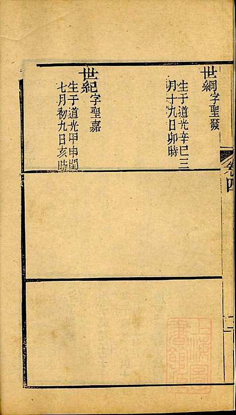 海宁查氏族谱_查元翶_24册_海宁查氏_清道光8年(1828_海宁查氏家谱_十七