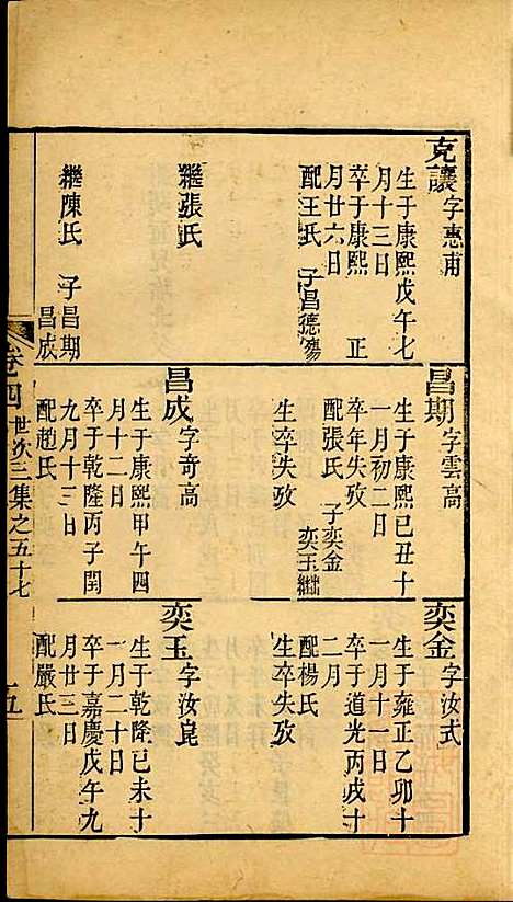 海宁查氏族谱_查元翶_24册_海宁查氏_清道光8年(1828_海宁查氏家谱_十九