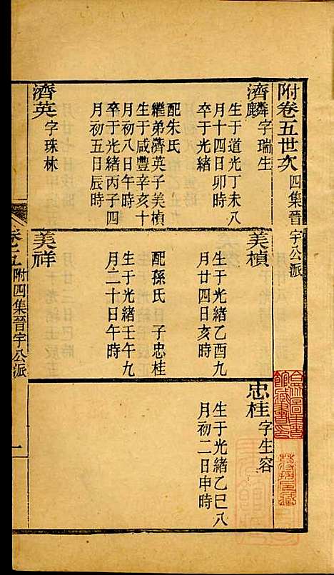 海宁查氏族谱_查元翶_24册_海宁查氏_清道光8年(1828_海宁查氏家谱_二一