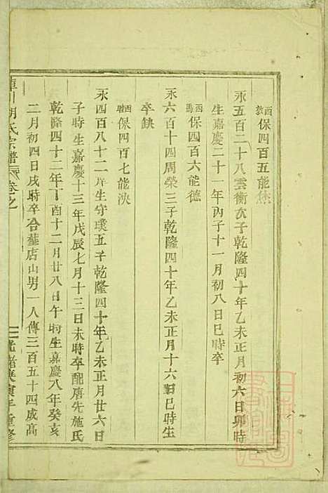 库川胡氏宗谱_胡福同_8册_永康胡氏_清光绪16年(1890_库川胡氏家谱_五