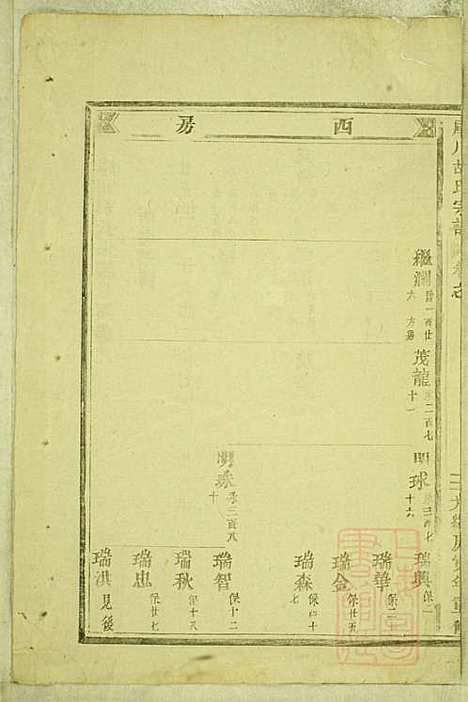 库川胡氏宗谱_胡福同_8册_永康胡氏_清光绪16年(1890_库川胡氏家谱_七