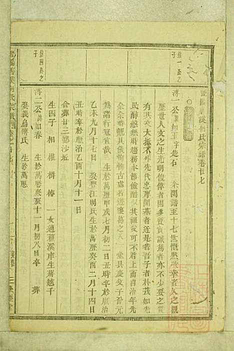 暨阳善溪何氏宗谱_何昂_49册_肇眕堂_清宣统3年(1911_暨阳善溪何氏家谱_二七