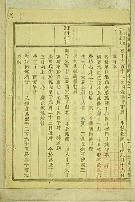 暨阳善溪何氏宗谱_何昂_49册_肇眕堂_清宣统3年(1911_暨阳善溪何氏家谱_三三