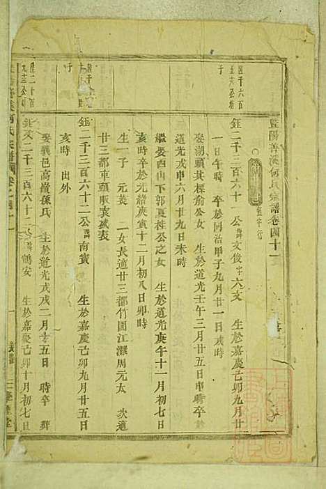 暨阳善溪何氏宗谱_何昂_49册_肇眕堂_清宣统3年(1911_暨阳善溪何氏家谱_三九