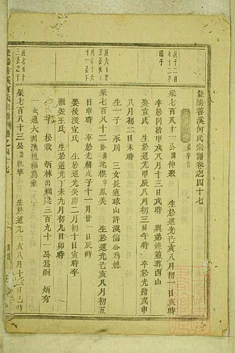 暨阳善溪何氏宗谱_何昂_49册_肇眕堂_清宣统3年(1911_暨阳善溪何氏家谱_四四