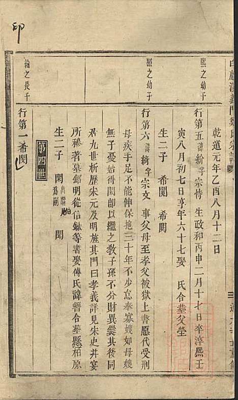 白麟溪义门郑氏宗谱_2册_浦阳郑氏_清道光21年(1841_白麟溪义门郑氏家谱_二