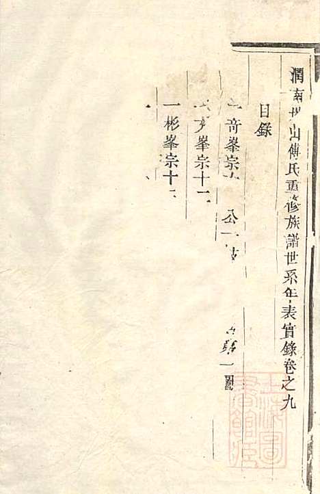 傅氏宗谱_傅炳梓_7册_丹徒傅氏_清同治9年(1870_傅氏家谱_二