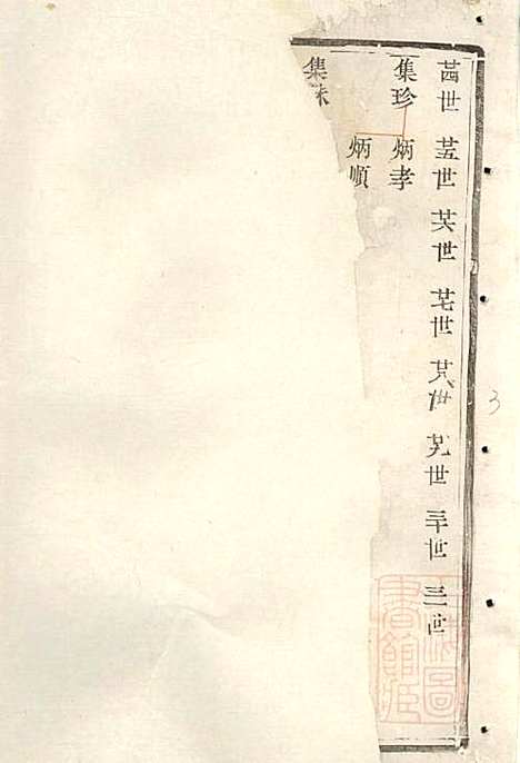 傅氏宗谱_傅炳梓_7册_丹徒傅氏_清同治9年(1870_傅氏家谱_六