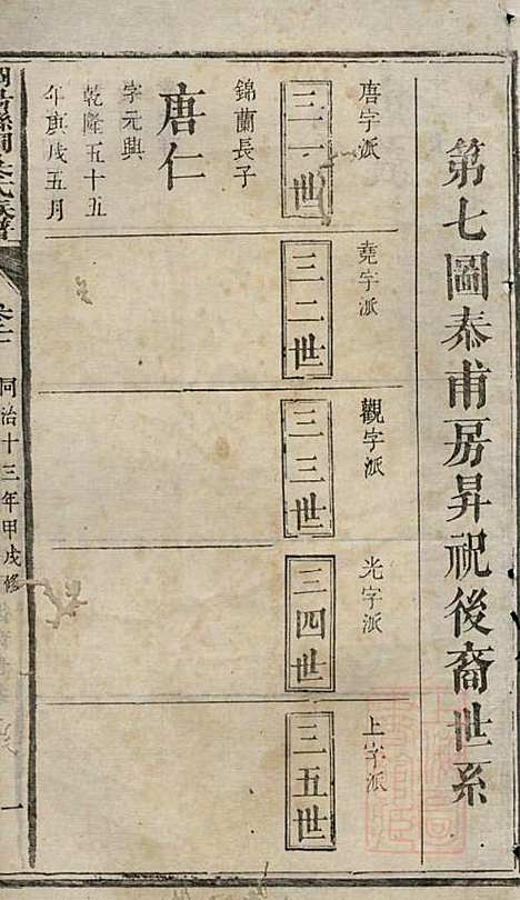 浏阳县祠吴氏族谱_吴绍刚_19册_黄泉源堂_清同治13年(1874_浏阳县祠吴氏家谱_十六