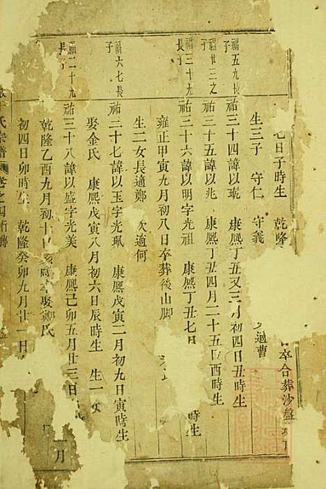 浦阳官岩于氏宗谱_于德起_3册_浦阳于氏_清嘉庆3年(1798_浦阳官岩于氏家谱_二