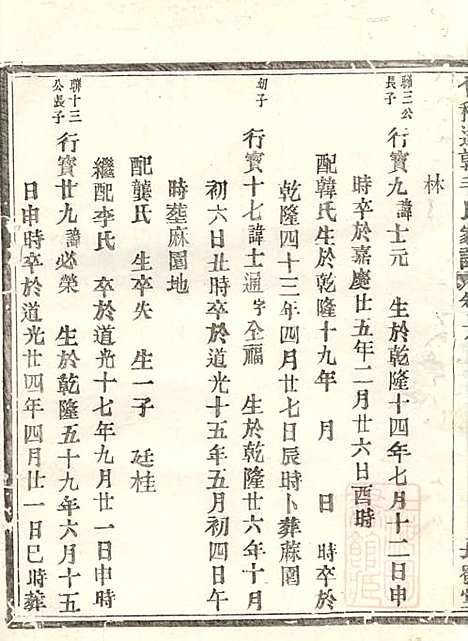 会稽达郭毛氏家谱_6册_长发堂_清道光26年(1846_会稽达郭毛氏家谱_六