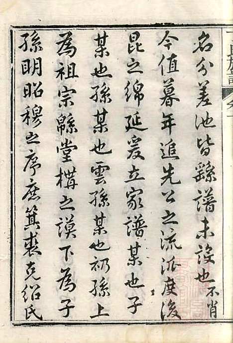 丁氏族谱_丁辅周_12册_崇川李彬彬堂_清光绪5年(1879_丁氏家谱_一