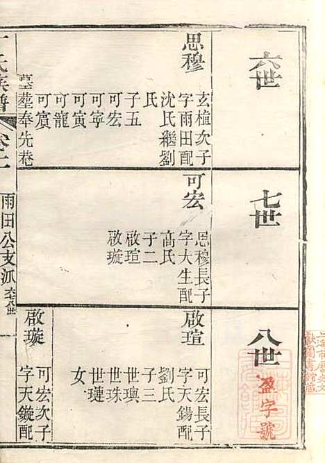 丁氏族谱_丁辅周_12册_崇川李彬彬堂_清光绪5年(1879_丁氏家谱_十一