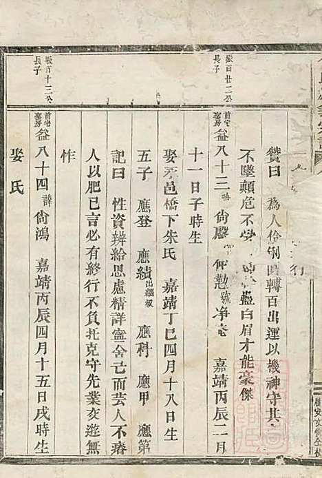 包氏旌义宗谱_包绍芳_8册_东阳包氏_清光绪5年(1879_包氏旌义家谱_二