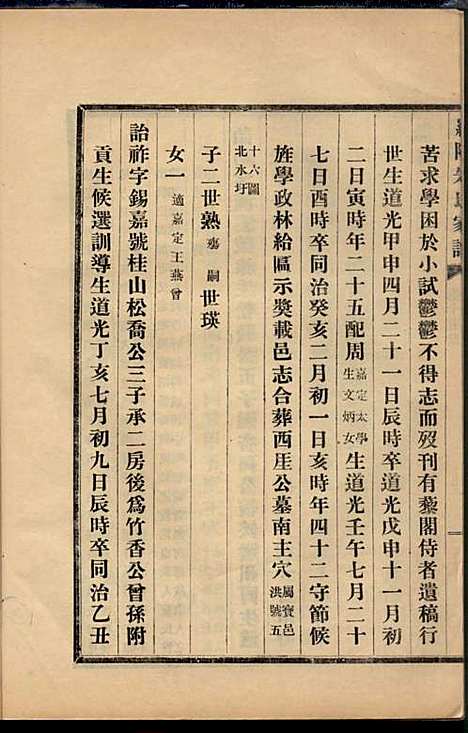 罗阳朱氏家谱_朱世贤_4册_宝山朱氏_民国23年(1934_罗阳朱氏家谱_三