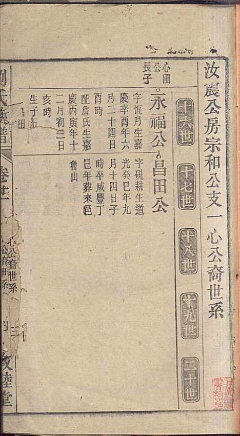 刘氏族谱_刘梓培_13册_敦睦堂_民国3年(1914_刘氏家谱_九