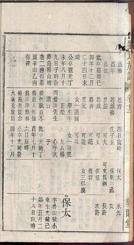 刘氏族谱_刘梓培_13册_敦睦堂_民国3年(1914_刘氏家谱_十一