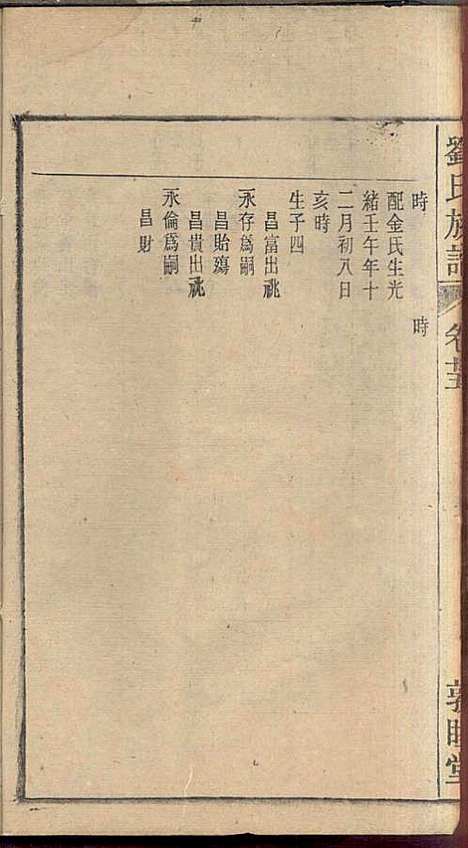 刘氏族谱_刘梓培_13册_敦睦堂_民国3年(1914_刘氏家谱_十三