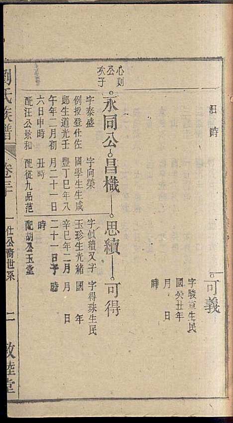 刘氏族谱_刘梓培_13册_敦睦堂_民国3年(1914_刘氏家谱_十八