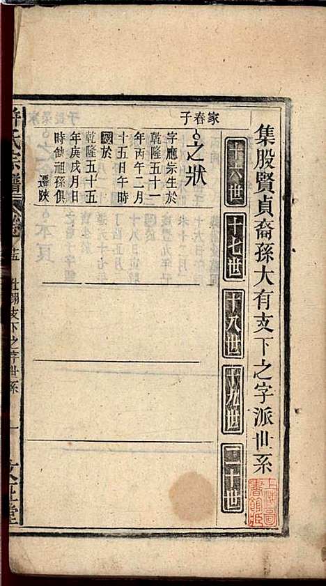 许氏宗谱_许立庄_15册_文正堂_民国21年(1932_许氏家谱_十五