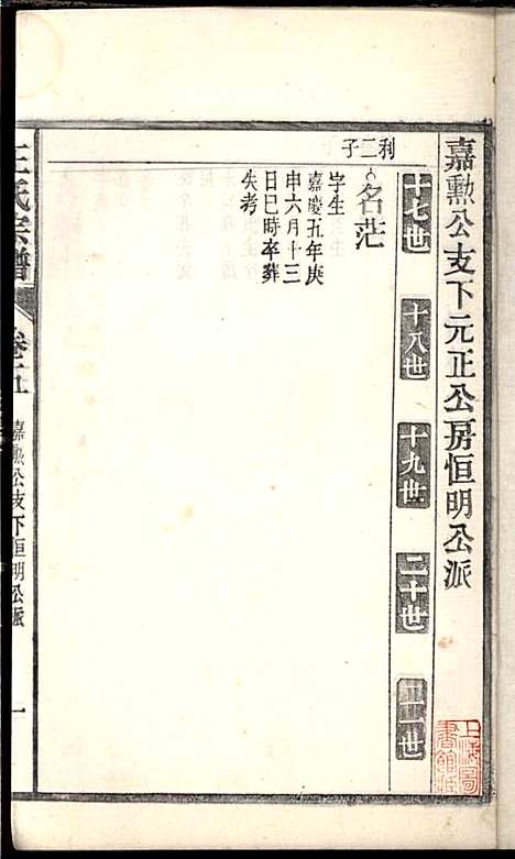 桐城白阳金社王氏宗谱_王之道_18册_谟烈堂_民国28年(1939_桐城白阳金社王氏家谱_五