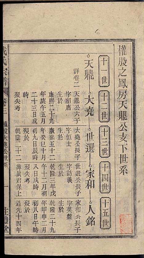 戴氏宗谱_戴文广_20册_注礼堂_民国34年(1945_戴氏家谱_四