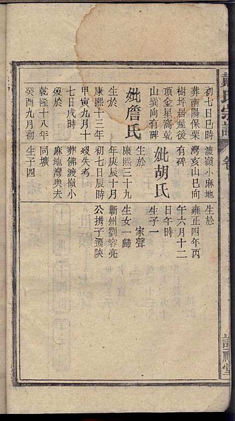 戴氏宗谱_戴文广_20册_注礼堂_民国34年(1945_戴氏家谱_五