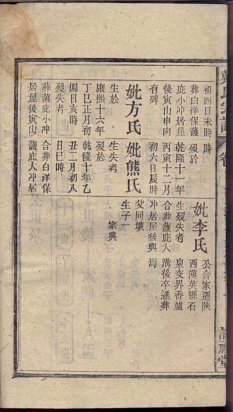 戴氏宗谱_戴文广_20册_注礼堂_民国34年(1945_戴氏家谱_七