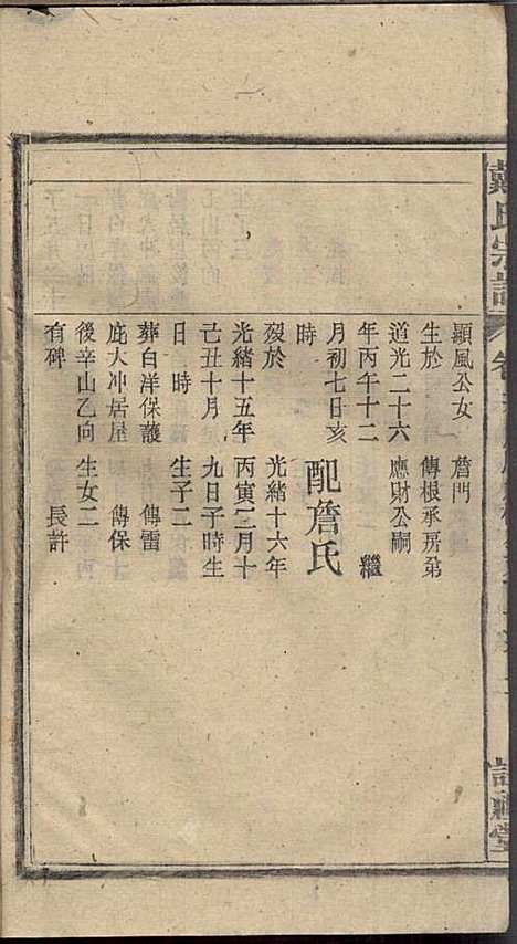 戴氏宗谱_戴文广_20册_注礼堂_民国34年(1945_戴氏家谱_十七