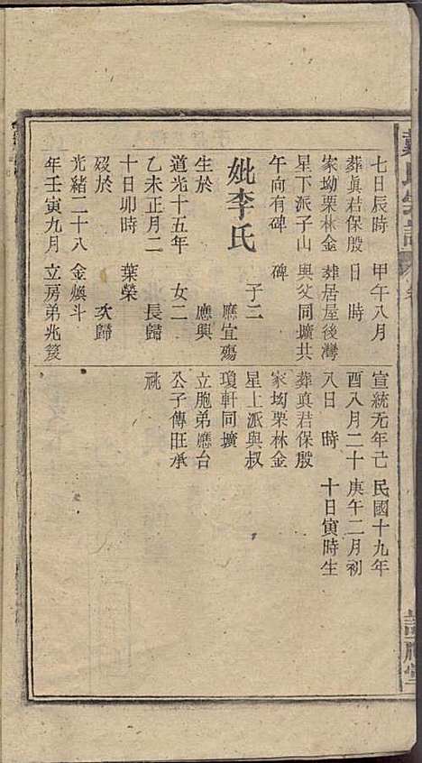 戴氏宗谱_戴文广_20册_注礼堂_民国34年(1945_戴氏家谱_十九