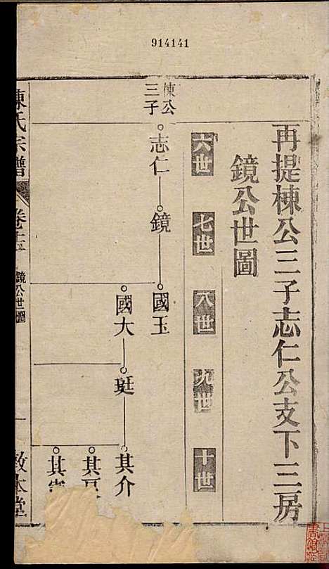 陈氏宗谱_陈沛然_24册_敦本堂_民国9年(1920_陈氏家谱_十五