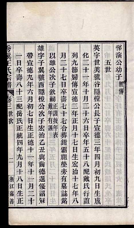 秀溪王氏宗谱_王茂骈_4册_嘉善王氏_民国16年(1927_秀溪王氏家谱_二