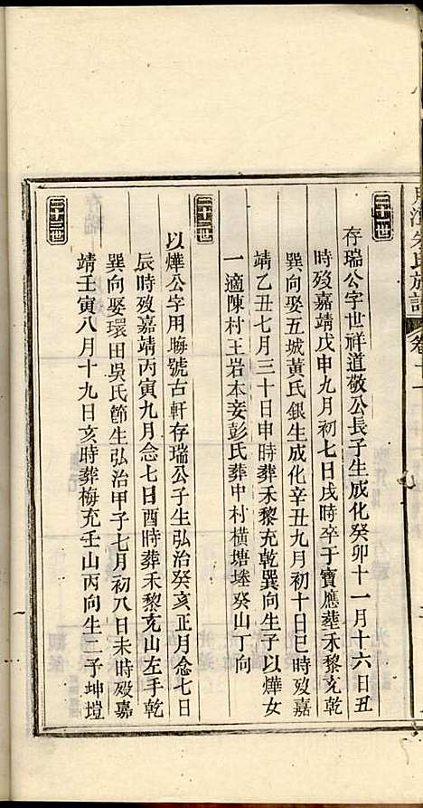 新安月潭朱氏族谱_朱承铎_14册_新安朱氏_民国20年(1931_新安月潭朱氏家谱_七