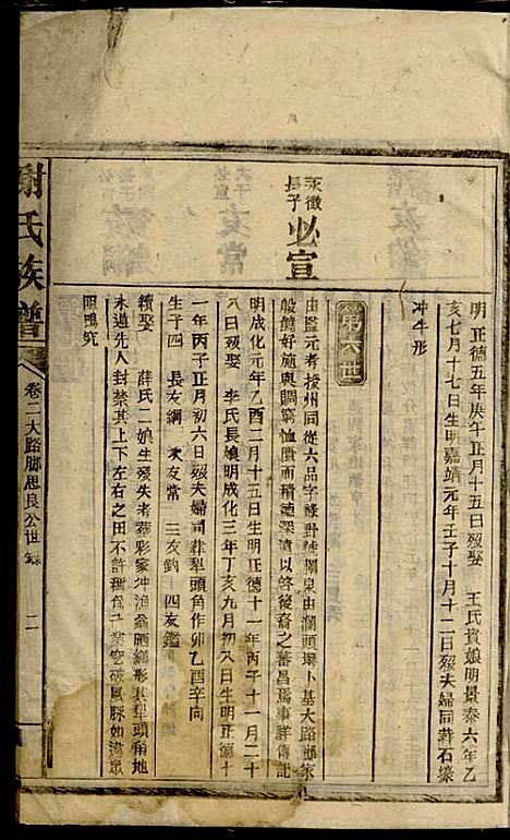 谢氏族谱_谢龙文_18册_宝树堂_民国16年(1927_谢氏家谱_九