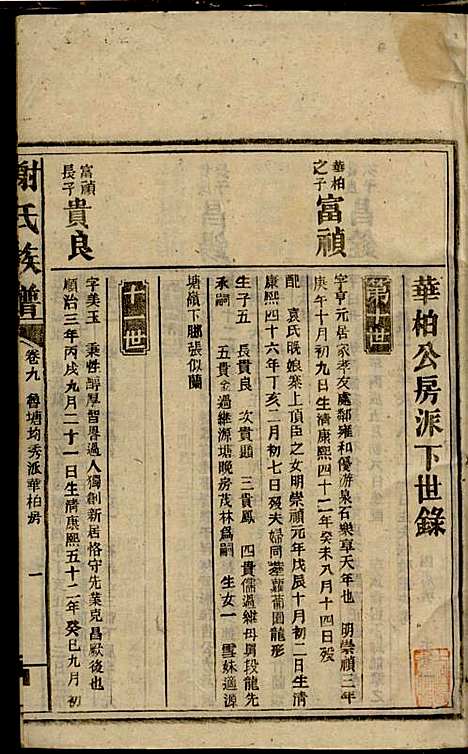 谢氏族谱_谢龙文_18册_宝树堂_民国16年(1927_谢氏家谱_十六