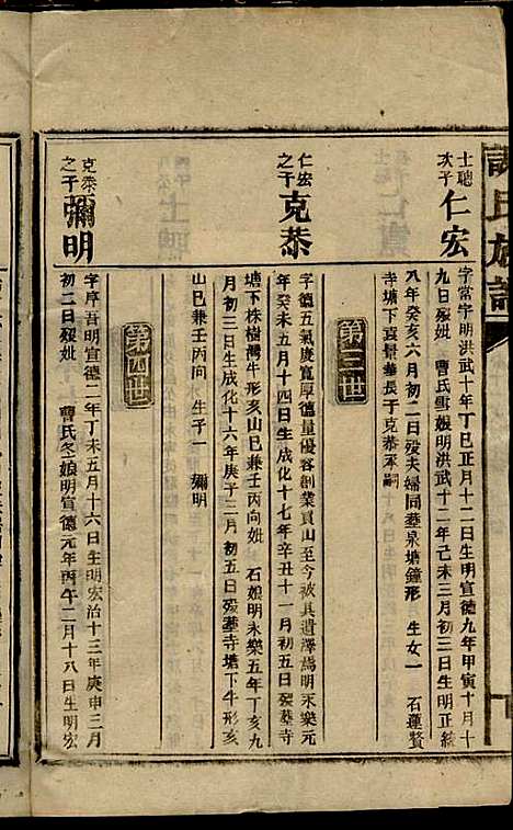 谢氏族谱_谢龙文_18册_宝树堂_民国16年(1927_谢氏家谱_十八