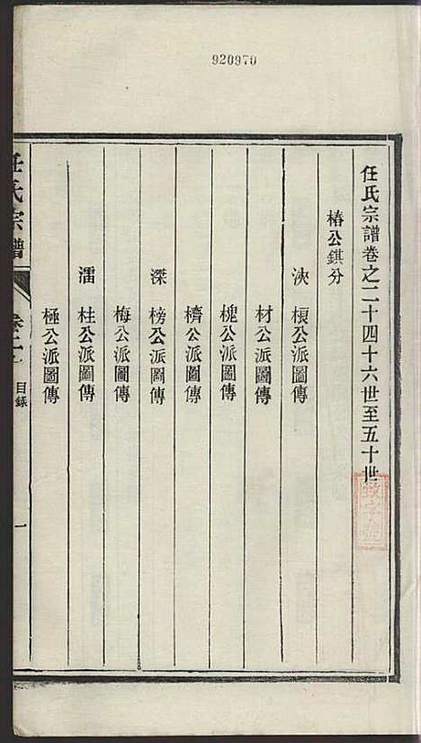 任氏宗谱_任起?_22册_旌德任氏_民国13年(1924_任氏家谱_二十