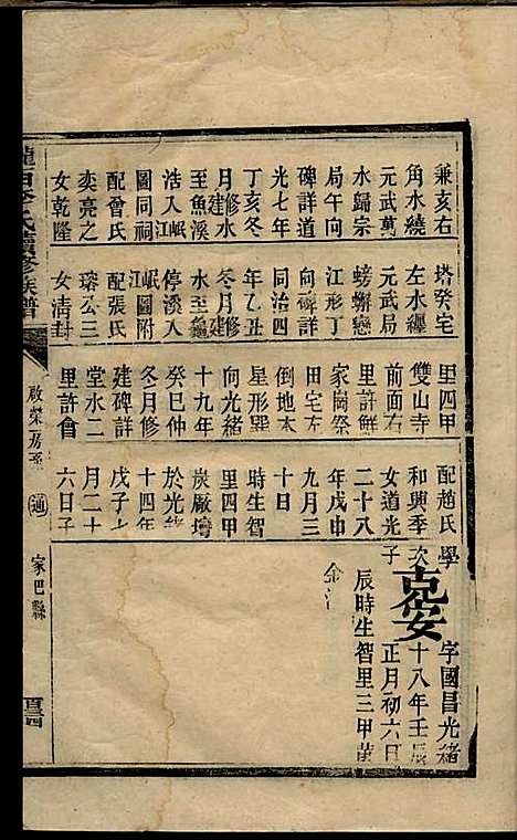 陇西李氏续修族谱_李春蓉_四册_巴县李氏_民国2年(1913_陇西李氏续修家谱_二